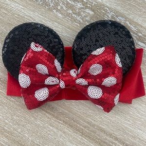 Baby Mini Mouse Ears Headband